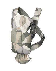 BabyBjorn - Marsupiu anatomic cu multiple pozitii de purtare Mini Khaki/Green Bumbac