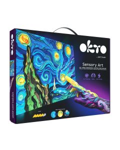 Set pictura 3D cu argila usoara, 30*40cm - Starry Night