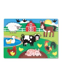 Puzzle din lemn Ferma Animalelor