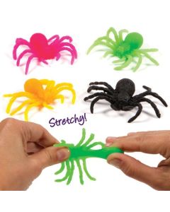 Set 12 paianjeni extensibili Stretchy Spiders