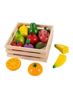 Set de fructe cu magnet Ecotoys