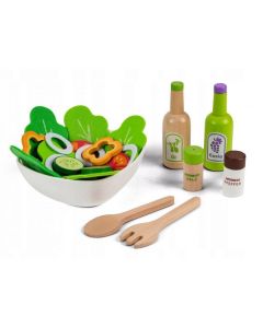 Set legume pentru salata cu bol Ecotoys