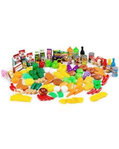 Set alimente fructe si legume Ecotoys 120 buc