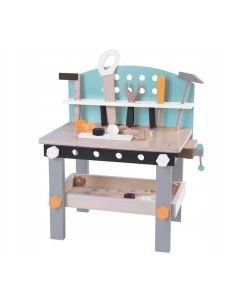 Banc de lucru din lemn 32 piese Ecotoys