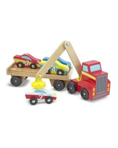 Transportor de masini cu elevator magnetic Melissa and Doug