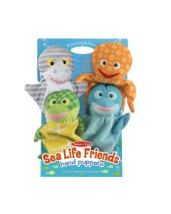 Set 4 papusi de mana Animale marine - Melissa and Doug