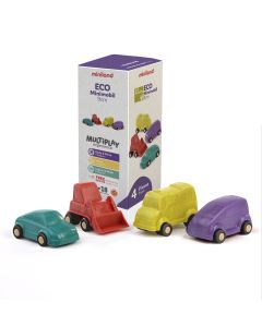 Set 4 vehicule 9 cm Minimobile ECO