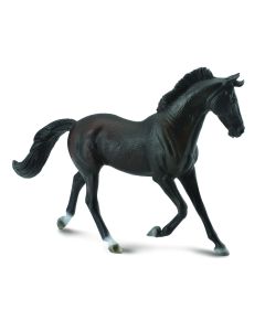 Figurina Iapa Thoroughbred Neagra pictata manual XL Collecta