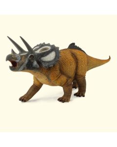 Figurina dinozaur Triceratops pictata manual scara 1:15 Collecta