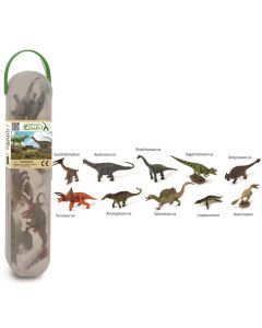 Cutie cu 10 minifigurine Dinozauri set 2