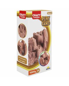 Nisip pentru modelaj Fun Sand 1000 gr culoare Natur