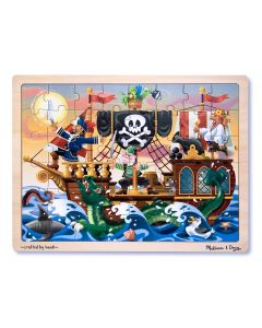 Melissa and Doug - Puzzle lemn Aventura Piratilor