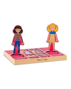 Joc din lemn Imbraca-le pe Abby si Ema Melissa and Doug