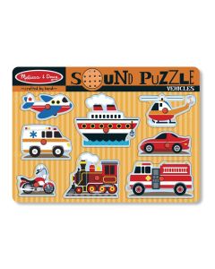 Puzzle cu sunete Vehicule Melissa and Doug