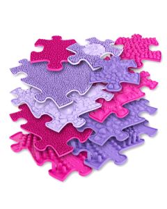 Covoras ortopedic senzorial puzzle Set pentru fetite