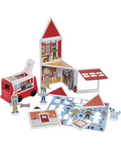 Set de joaca magnetic Statia de Pompieri- Melissa & Doug