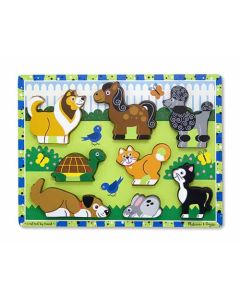 Puzzle in relief animale de companie Melissa and Doug