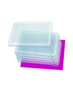 Set 6 tablite transparente pentru mozaic