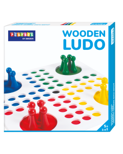 Joc educativ din lemn Ludo