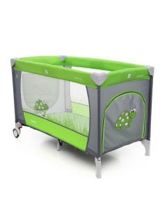 Patut pliabil cu 2 nivele Coto Baby Samba Plus Green