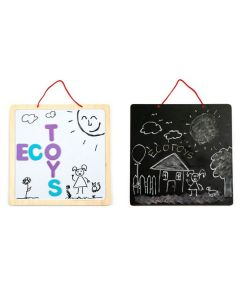 Tabla educationala 3 in 1 cu litere magnetice Ecotoys ESC-W-018A