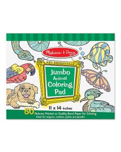 Caiet jumbo cu planse pentru colorat Animale Melissa and Doug