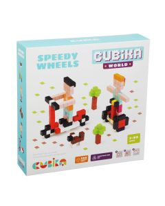 Joc Din Lemn, Set de constructii, Cubika, World Speedy Wheels