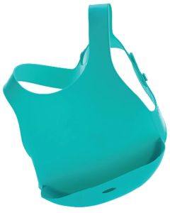 Baveta Flexi Bib Minikoioi, 100% Premium Silicone – Aqua Green