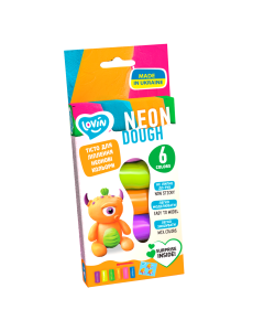 Set plastilina Lovin 6pcs*15gr - Neon