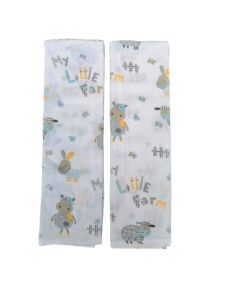 Set 2 museline din bumbac 70x50cm Lamb SeviBebe