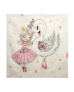 Set 2 museline din bumbac 70x55 cm Swan SeviBebe