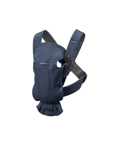 BabyBjorn - Marsupiu anatomic cu multiple pozitii de purtare Mini Navy Blue 3D Mesh 