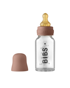 BIBS - Set complet biberon din sticla anticolici, 110 ml, Woodchuck