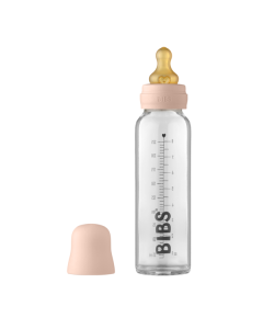 BIBS - Set complet biberon din sticla anticolici, 225 ml, Blush