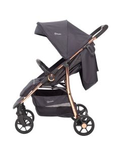 BabyGo - Carucior Style 3 in 1 Black-Rose 