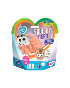 Set Air Clay cu argila usoara pentru modelaj Lovin - 6 culori - Squishy Hero - Scary Ghost