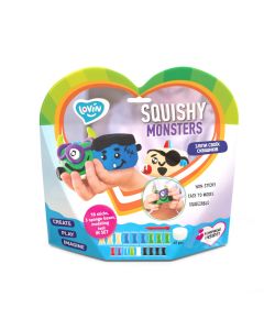 Set Air Clay pentru modelaj Lovin - 18 culori - Squishy Monsters