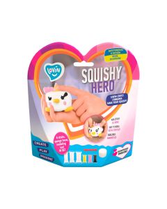 Set Air Clay cu argila usoara pentru modelaj Lovin - 6 culori - Squishy Hero - Teensy-Weensy