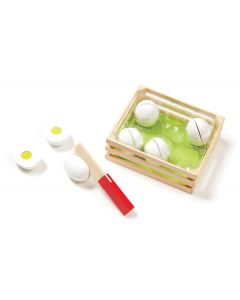 Joc de sortat din lemn Eggs Melissa and Doug