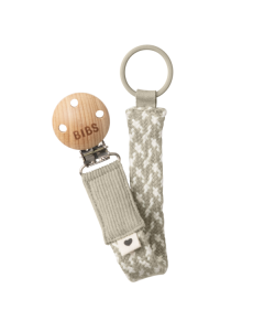 Bibs - Lantisor clip pentru suzeta, Sand/Ivory