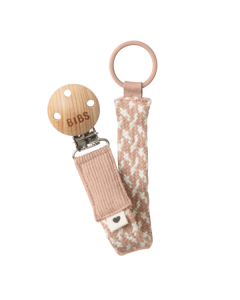 Bibs - Lantisor clip pentru suzeta, Blush/Ivory 