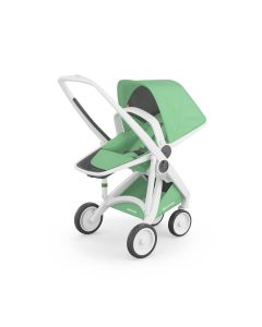 Carucior, Greentom, Reversible, 100% Ecologic, White Mint