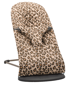 BabyBjorn - Balansoar Bliss Beige/Leopard, Bumbac - Editie Limitata