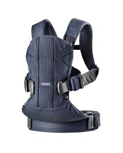 BabyBjorn - Marsupiu anatomic One Air - Navy Blue, 3D Mesh