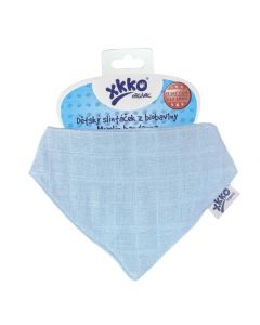 Esarfa din bumbac organic Sky Blue XKKO