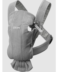 Babybjorn - Marsupiu Mini cu multiple pozitii de purtare - Grey, 3D Mesh 