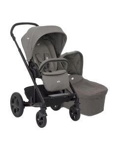 Joie - Carucior multifunctional Chrome DLX 2 in 1, Foggy Gray