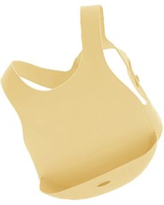 Baveta Flexi Bib Minikoioi, 100% Premium Silicone – Mellow Yellow