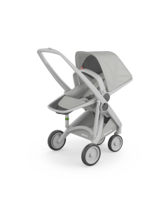 Carucior, Greentom, Reversible, 100% Ecologic, Grey Grey