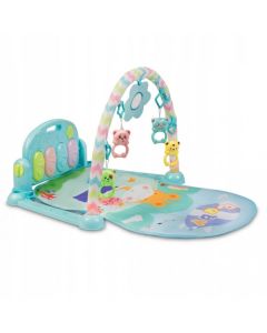 Salteluta de joaca cu pian Ricokids 7314 - Albastru